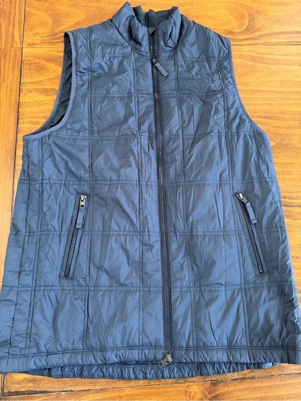 Patagonia Women’s M Navy Lightweight Quilted Full Zip Vest Outdoor Gorpcore